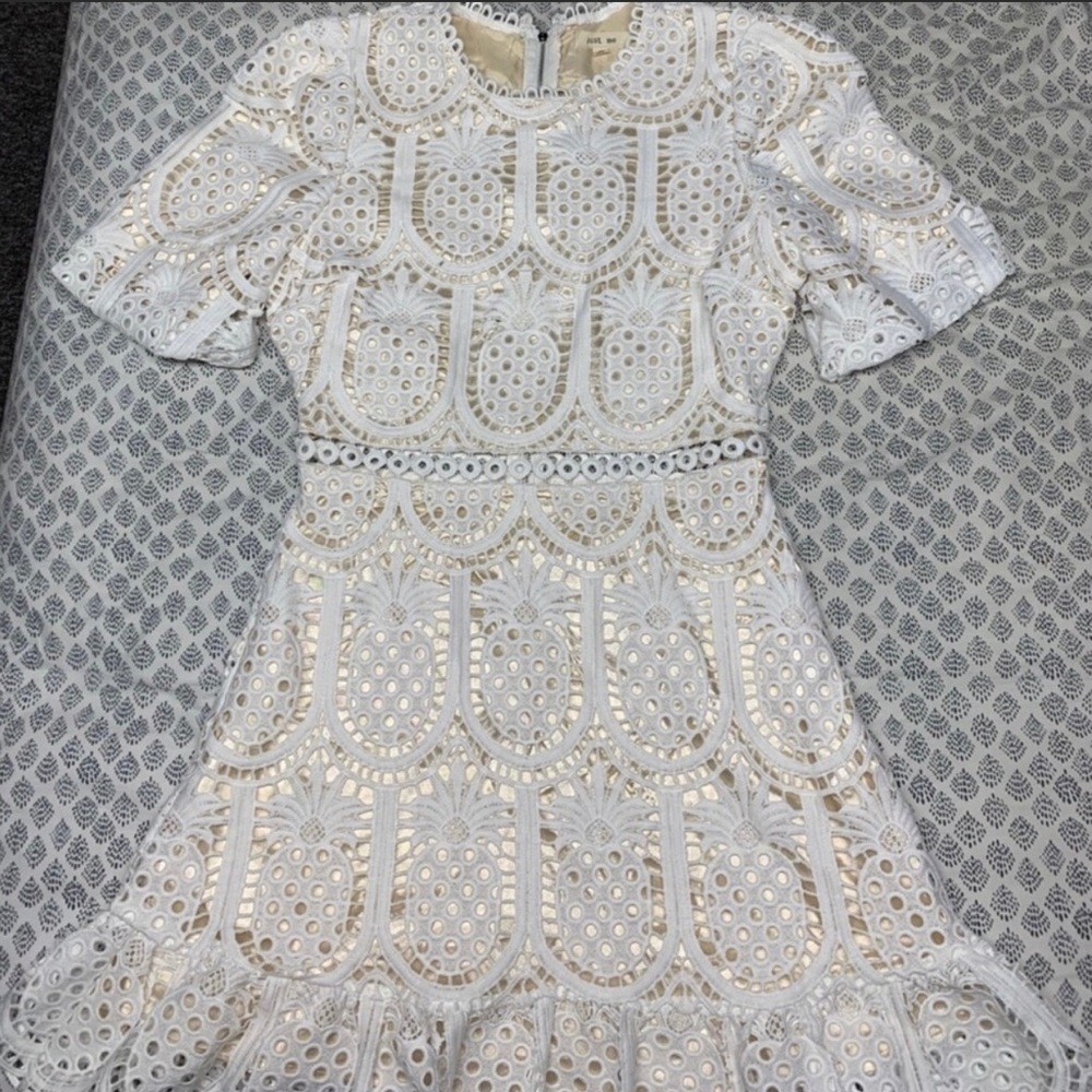 Vici Pineapple Under The Sea Eyelet Dress - Picture 2 of 5